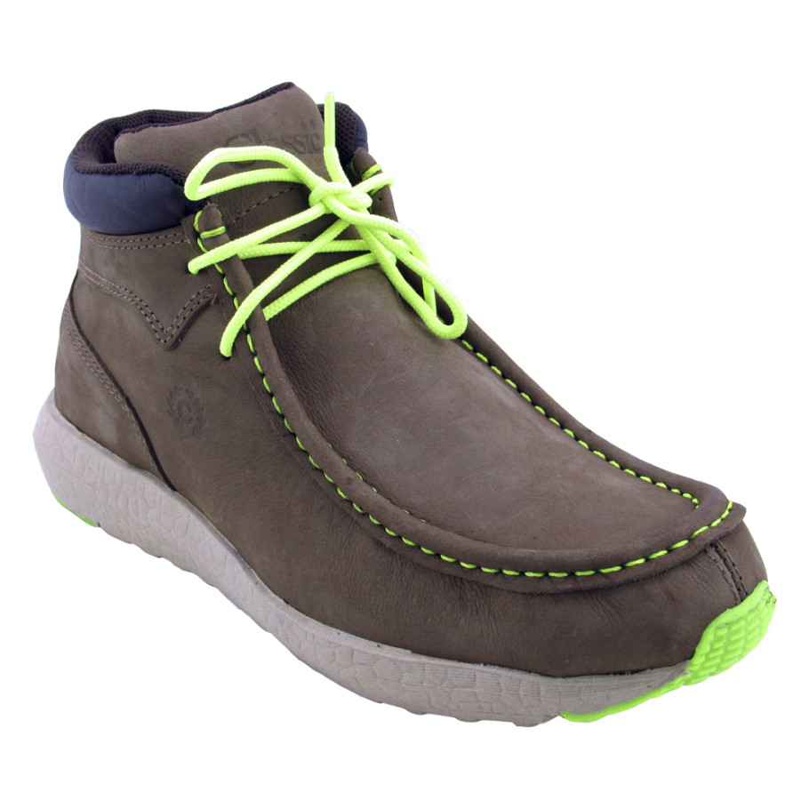 Tênis Country Side Unissex Cimento com Verde Classic 8978 | Tuti